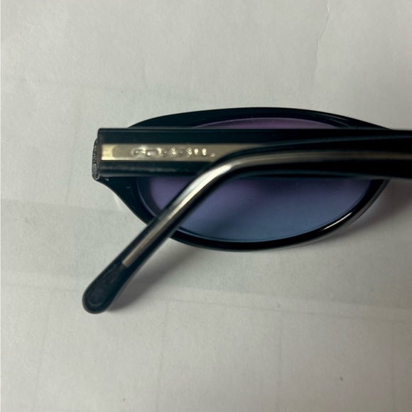 Fossil Black Frame Sunglasses with Purple Lenses - Picture 3 of 3